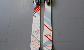 Transistor design : graphic design, Liberty Skis , 2009 Phil Larose Pro Model for Liberty Skis