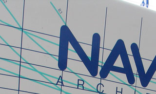 Transistor design : graphic design, Équipe de voile Navtech.ca , Marking of the boat for the Navtech.ca sailing team