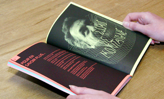 Transistor design : graphic design, Théâtre de la Bordée , 2008-2009 season -  Booklet for the Théâtre de la Bordée 
