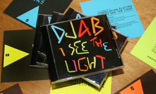 Transistor design : graphic design, Djab , Cd cover for the DJAB I SEE THE LIGHT compilation<br /> 
