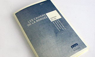 Transistor design : graphic design, Théâtre de la Bordée , Brochure (Les cahiers de la Bordée vol. 1) and registration card