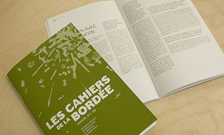 Transistor design : graphic design, Théâtre de la Bordée , Brochure (Les cahiers de la Bordée vol. 3)