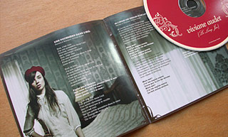 Transistor design : graphic design, Disques Voxtone , CD packaging for Viviane Audet
