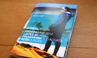 Transistor design : graphic design, Boréal design , 2012 program for BorealDesign