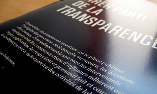 Transistor design : conception design graphique, Commissaire au Lobbyisme du Québec , Edition du rapport abrégé du Commissaire au Lobbyisme