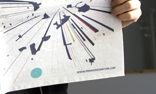 Transistor design : graphic design, Première Ovation , 2010 ReC festival's brochure