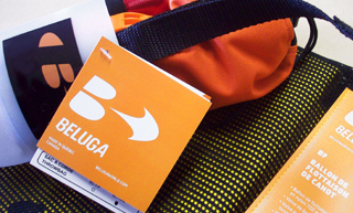 Transistor design : graphic design, Béluga , New tags for Beluga Outdoor Sports Equipment 