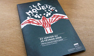 Transistor design : graphic design, Théâtre de la Bordée , 2007-2008 season - <em>La Mouette</em> leaflet-poster