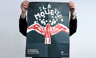 Transistor design : graphic design, Théâtre de la Bordée , 2007-2008 season - <em>La Mouette</em> leaflet-poster