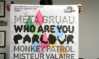 Transistor design : graphic design, CHYZ , Poster for the Show de la rentrée presented by CHYZ 94.3 that will be held on 2009, January 22.