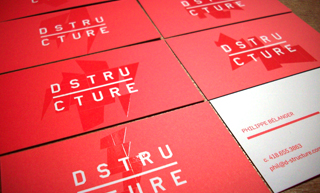 Transistor design : graphic design, D-Structure , Business card