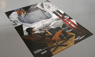 Transistor design : conception design graphique, Liberty Skis , Affiches pour la campagne promotionnelle du Phil Larose Pro Model et du HeliX