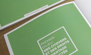 Transistor design : graphic design, Protecteur du citoyen , Layout of the Strategic Plan 2012-2017 of Protecteur du citoyen