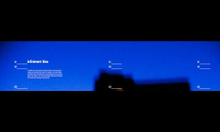 Transistor design : conception vidéo, Musée de la Civilisation , Vidéo et trame sonore «Bleu» pour l'exposition «Infiniment Bleu» au Musée de la Civilisation (2003-2004)