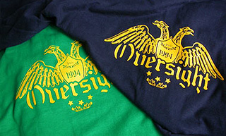 Transistor design : clothing design, Oversight , T-shirt for Oversight, 2001 - 2004