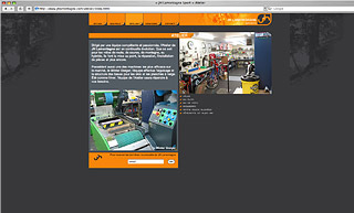 Transistor design : conception site web, Jh Lamontagne , Site web pour JH Lamontagne