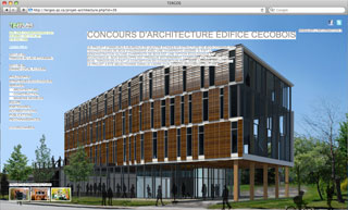 Transistor design : conception site web, Tergos, architecture + construction écologique , Création du site web Tergos architecture + construction